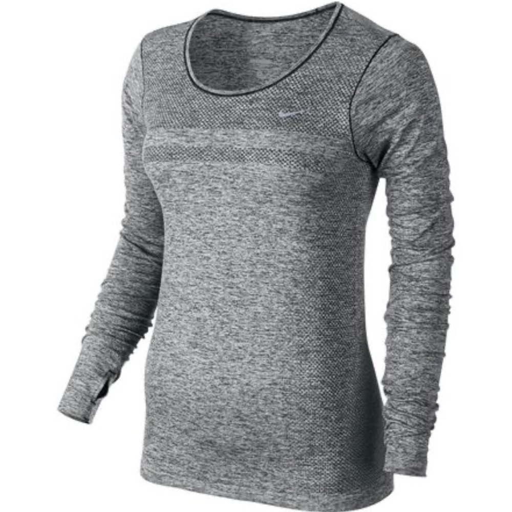 Nike Women's Gray Long Sleeve Top